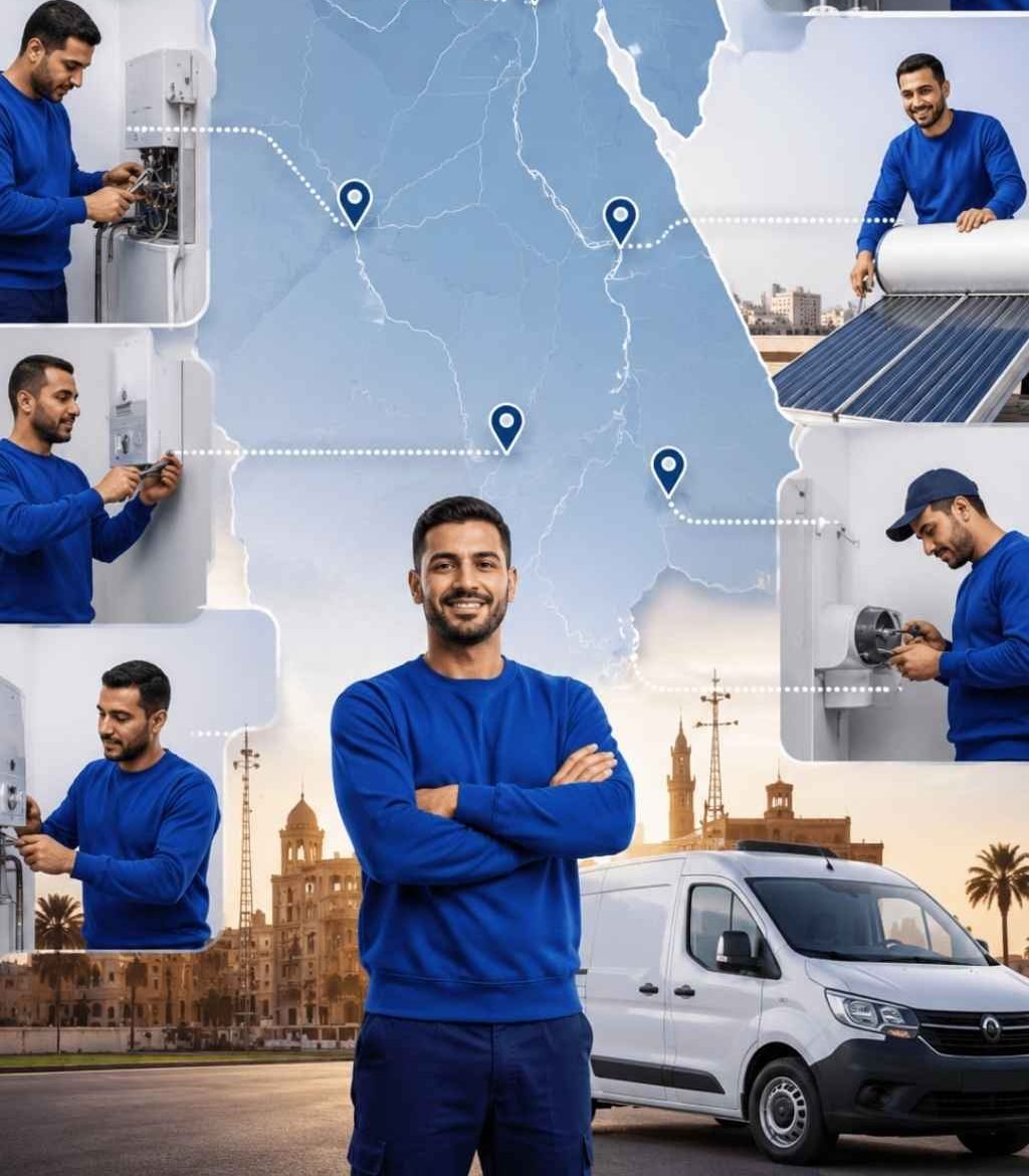 فنيين مركز صيانة سخانات في جميع محافظات مصر